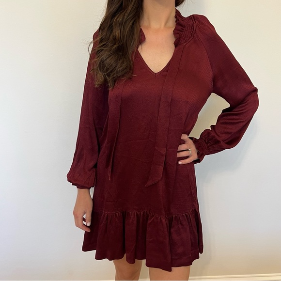 Sandro Paris Red Dress - Picture 1 of 3